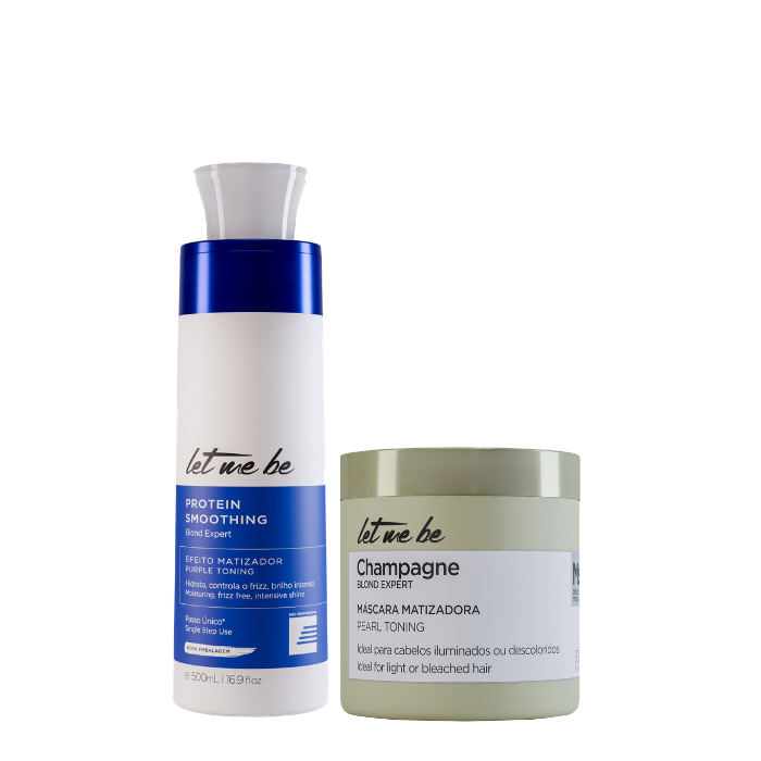 Expert Blond Expert Step Steping | 500 ml + champagne Mask - Effetto perlay | 500 g