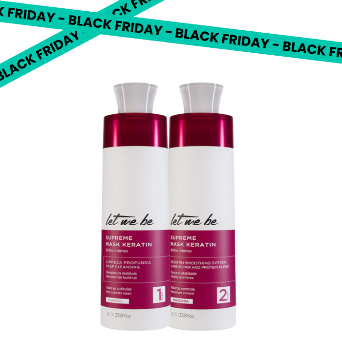 Maschera del kit di raddrizzamento supremo cheratina | 2x1l