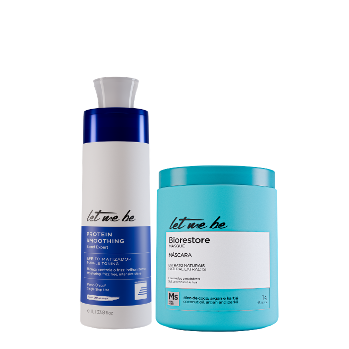 Expert Blond Expert Step Steping | 1l + maschera biorestore ultra idratante | 1 kg