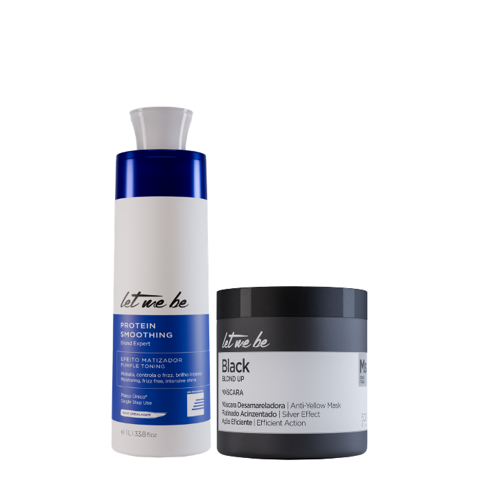 Expert Blond Expert Step Steping | 1L + Maschera nera - Effetto gestito | 500 g