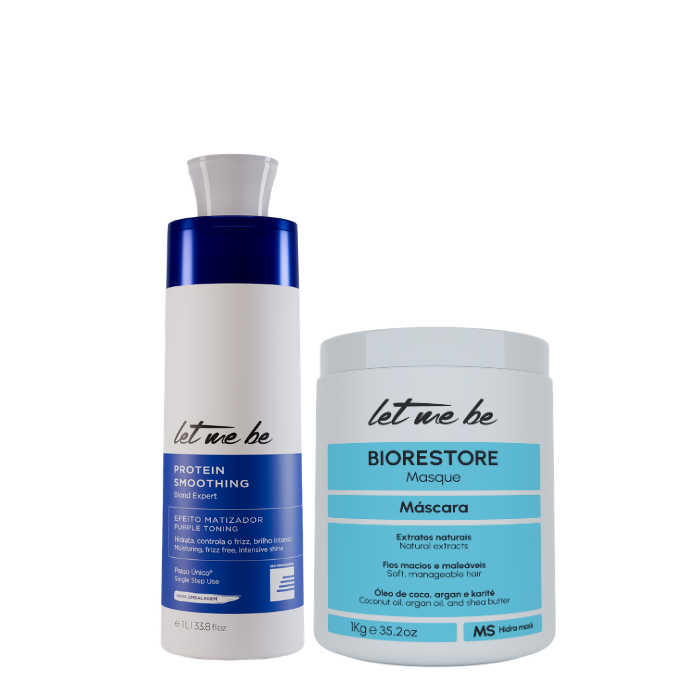 Expert Blond Expert Step Steping | 1l + maschera biorestore ultra idratante | 1 kg