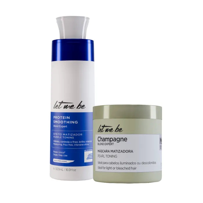 Expert Blond Expert Step Steping | 500 ml + champagne Mask - Effetto perlay | 500 g