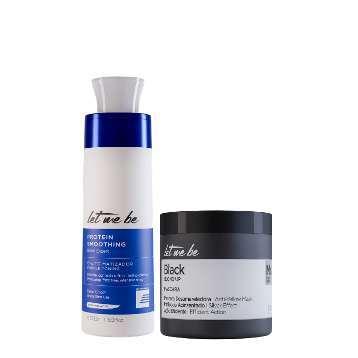 Expert Blond Expert Step Steping | 500 ml + maschera nera - Effetto grigio | 500 g