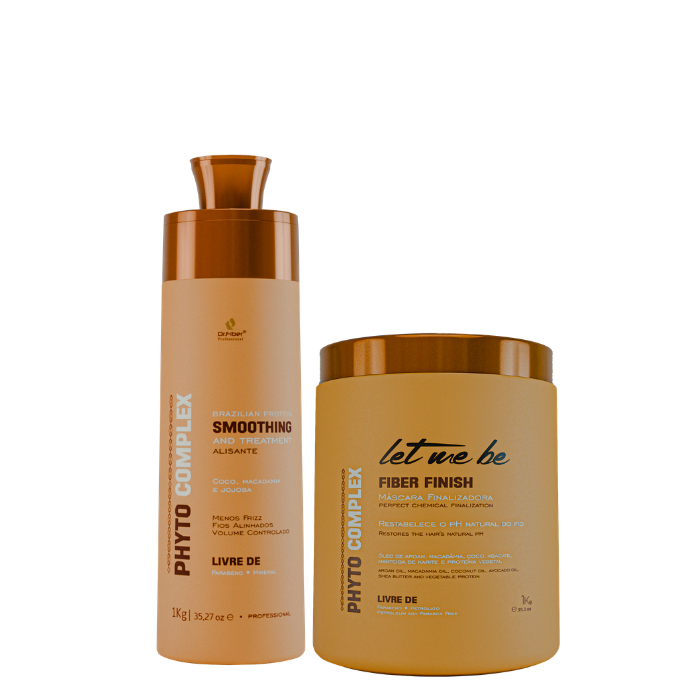 Raddrizzamento complesso del fito | 1L + maschera di finitura complessa di Phyto | 1 kg