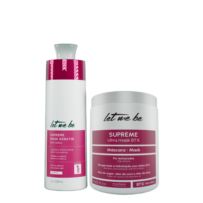 BTX Supreme Ultra Mask | 1 kg + shampoo anti -waste supreme | 1l