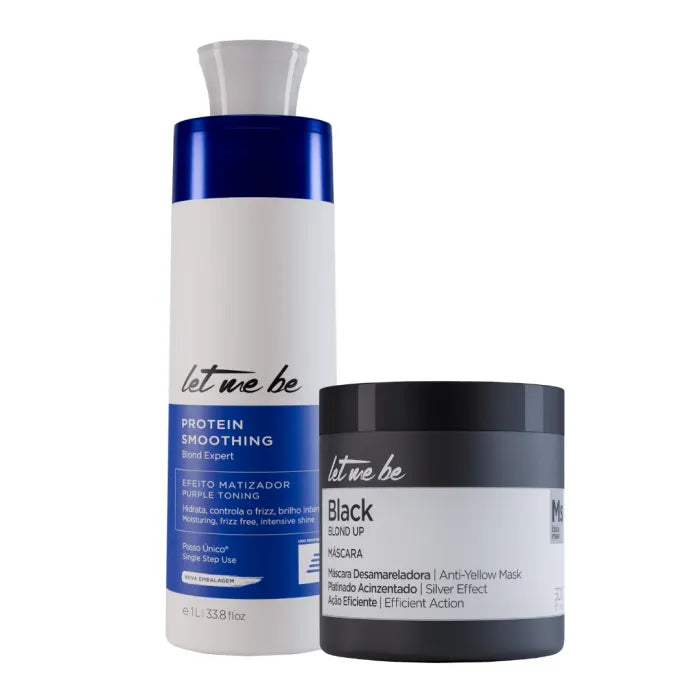 Expert Blond Expert Step Steping | 1L + Maschera nera - Effetto gestito | 500 g
