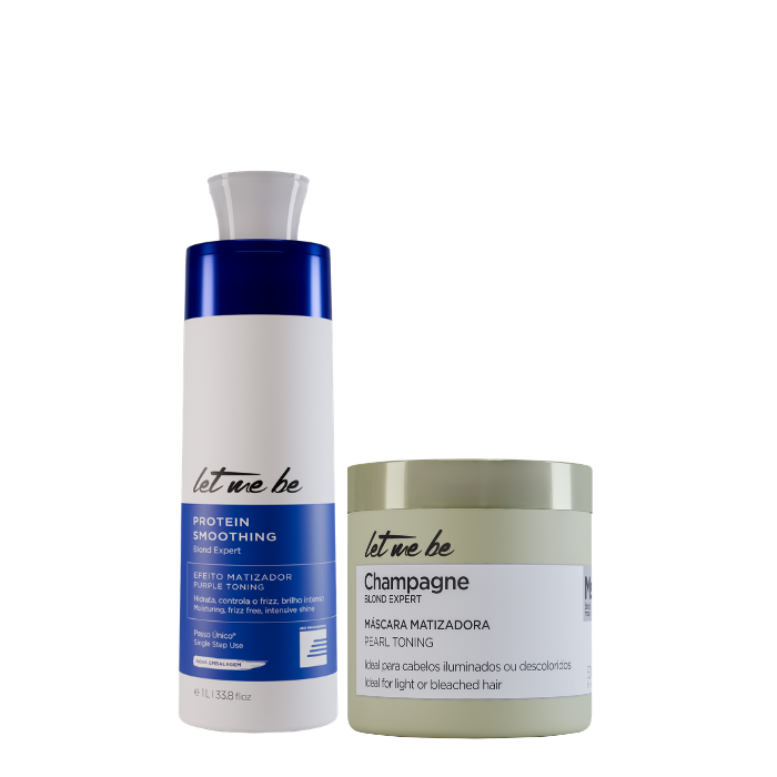Expert Blond Expert Step Steping | 1l + champagne Mask - Effetto perlay | 500 g
