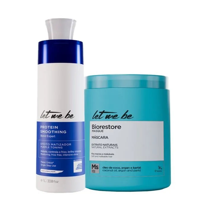 Expert Blond Expert Step Steping | 1l + maschera biorestore ultra idratante | 1 kg