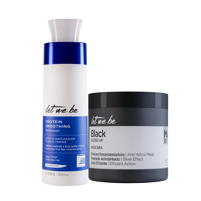 Expert Blond Expert Step Steping | 500 ml + maschera nera - Effetto grigio | 500 g