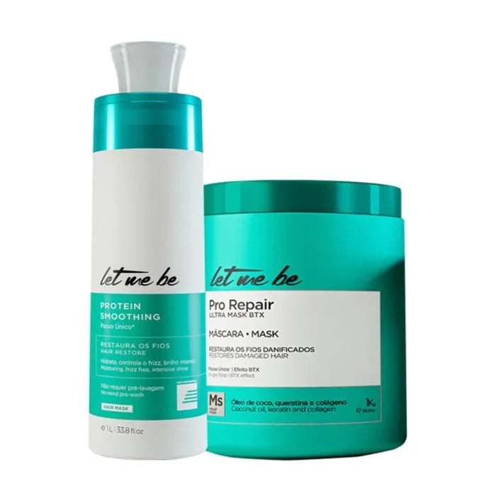 Passaggio singolo di levigatura delle proteine ​​| 1L + BTX Pro Repair Ultra Mask | 1 kg