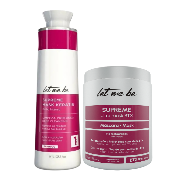 BTX Supreme Ultra Mask | 1 kg + shampoo anti -waste supreme | 1l