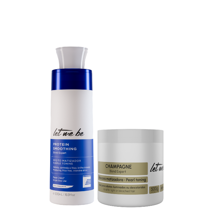 Expert Blond Expert Step Steping | 500 ml + champagne Mask - Effetto perlay | 500 g