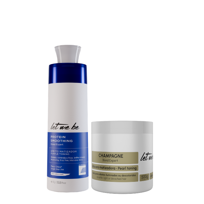 Expert Blond Expert Step Steping | 1l + champagne Mask - Effetto perlay | 500 g