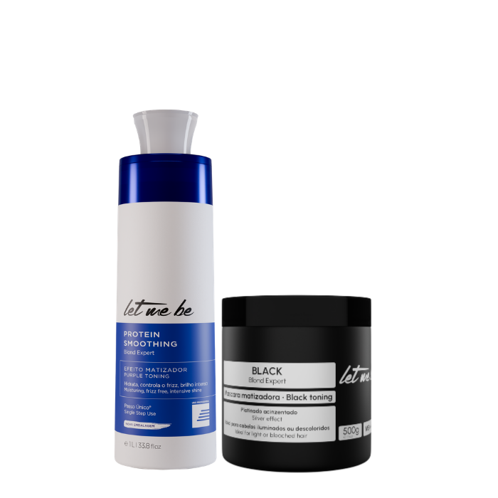 Expert Blond Expert Step Steping | 1L + Maschera nera - Effetto gestito | 500 g